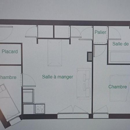 Spacieux Appartement T2 & Cabine Les Angles  Luaran gambar