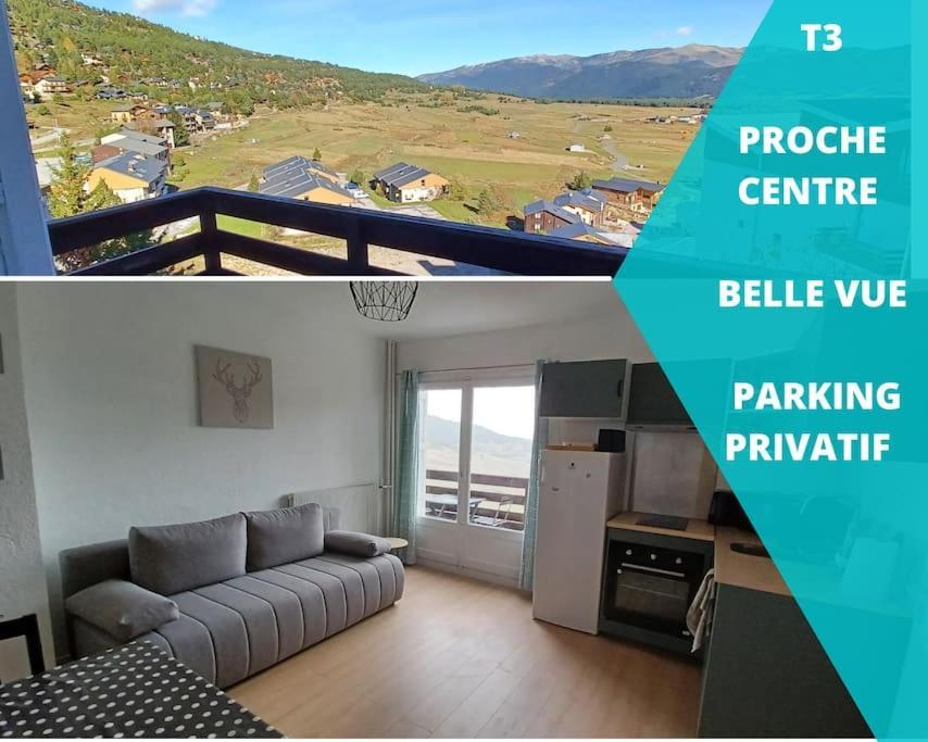 Spacieux Appartement T2 & Cabine Les Angles  Luaran gambar